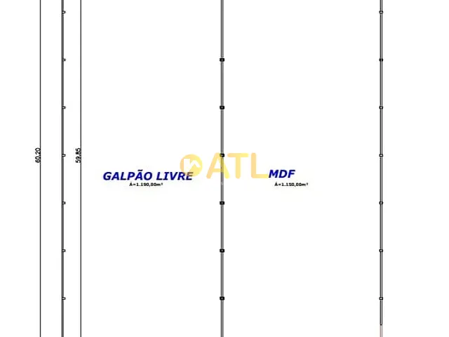 Galpão / Barracão com 700m², para alugar, no bairro Distrito Industrial Doutor Hélio Silva em Ourinhos