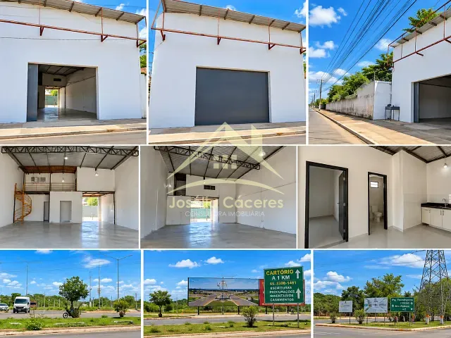 Galpão / Barracão com 200m², para alugar, no bairro Petrópolis em Várzea Grande