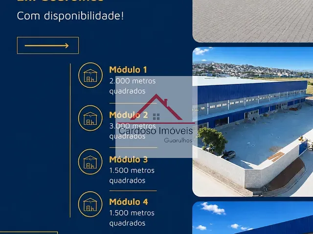 Galpão / Barracão com 1545m², para alugar, no bairro Jardim Novo Portugal em Guarulhos