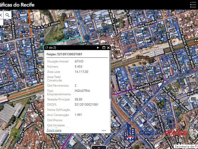 Terreno com 14117m², à venda ou para alugar, no bairro Estância em Recife