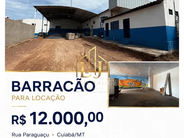 Galpão / Barracão com 660m², para alugar, no bairro Pico do Amor em Cuiabá