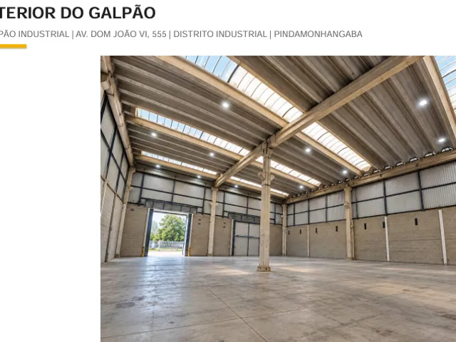 Galpão / Barracão com 13946m², para alugar, no bairro Parque Empresarial Santa Rita em Pindamonhangaba