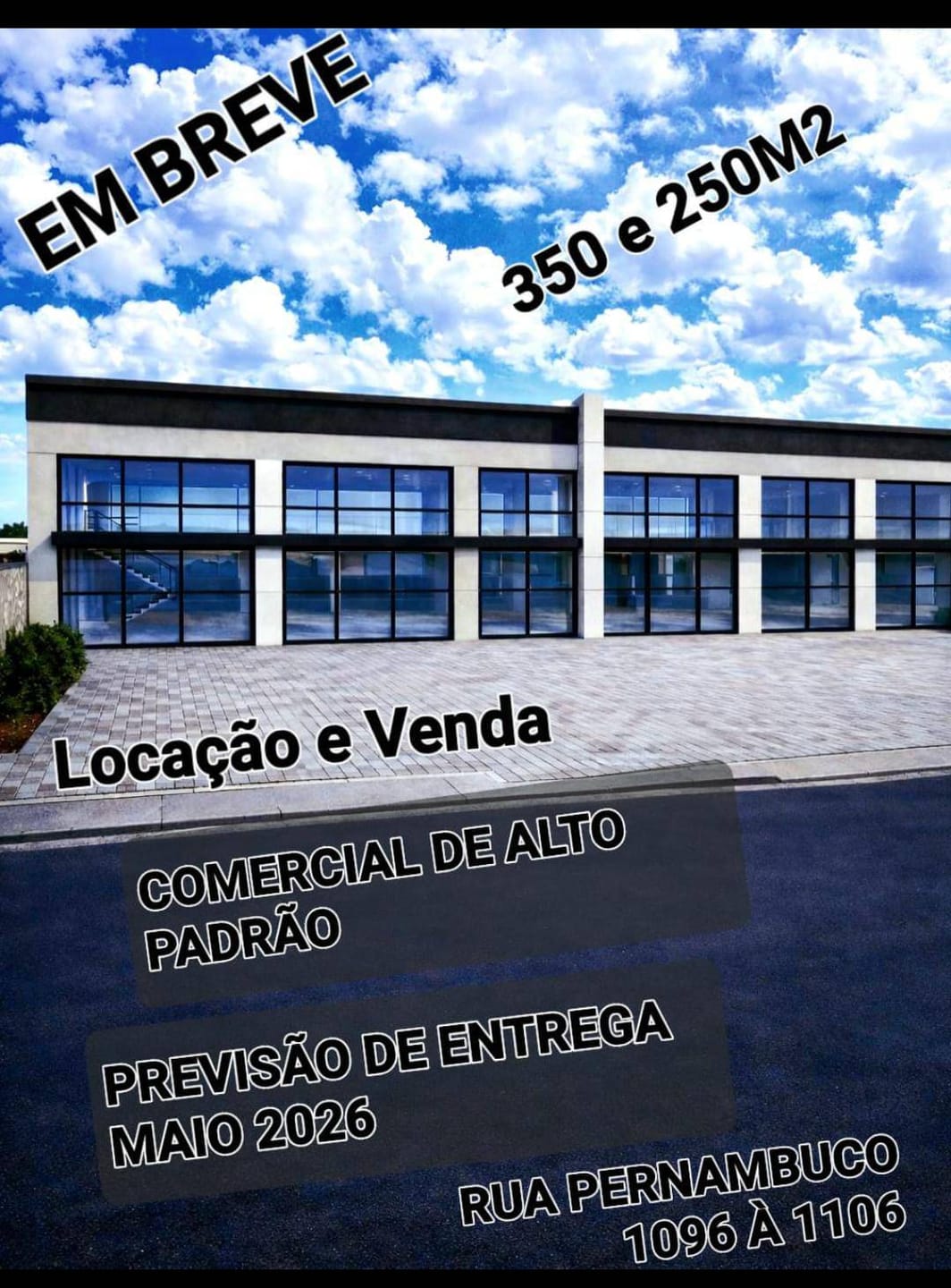 Perspectiva do Galpão / Barracão - Galpão / Barracão à venda, Centro, Londrina, PR | Taive