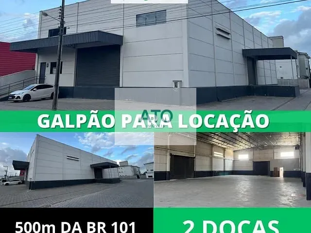 Galpão / Barracão com 750m², para alugar, no bairro Praça em Tijucas