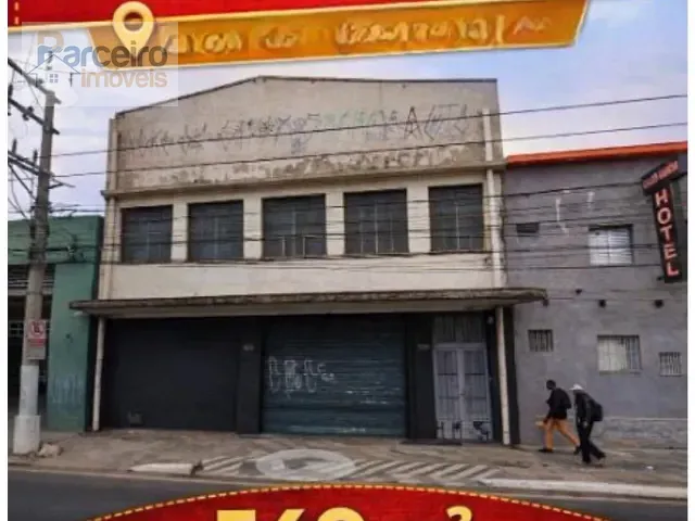 Galpão / Barracão com 540m², à venda, no bairro Brás em São Paulo