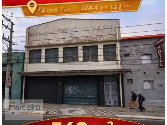 Galpão / Barracão com 540m², à venda, no bairro Brás em São Paulo