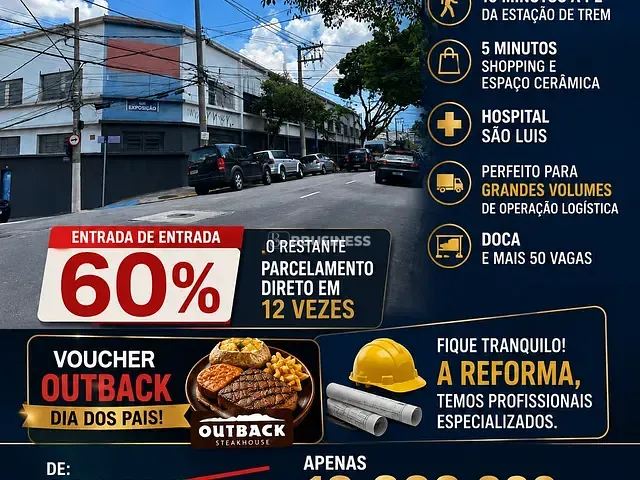 Galpão / Barracão à venda ou para alugar, no bairro Brás em São Paulo