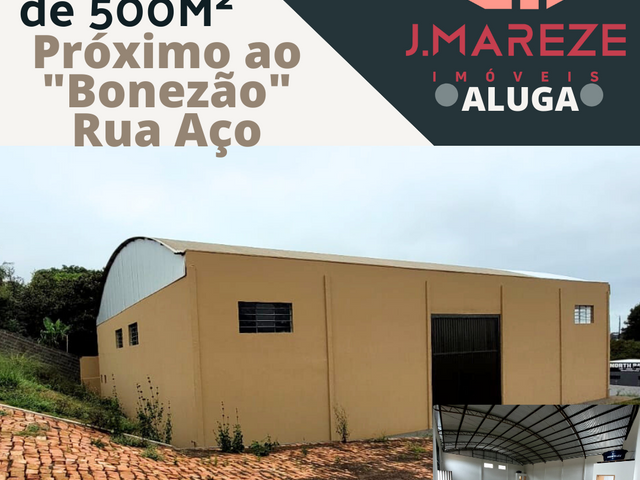 Foto do Galpão / Barracão - BARRACÃO DE 500m² PARA LOCAÇÃO NO PARQUE INDUSTRIAL NORTE EM TERRENO DE 3601² | J. Mareze Imóveis Ltda