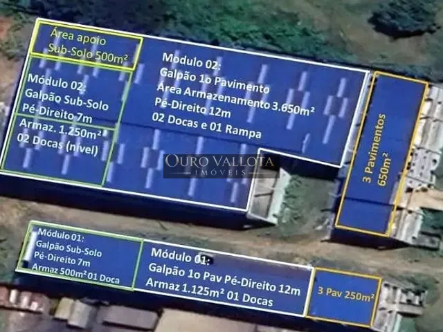 Galpão / Barracão com 7747m², para alugar, no bairro Cidade Aracilia em Guarulhos
