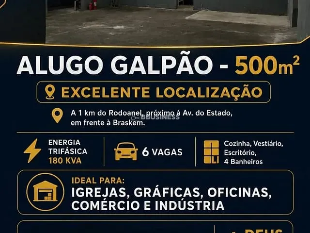 Galpão / Barracão para alugar, no bairro Parque Capuava em Santo André