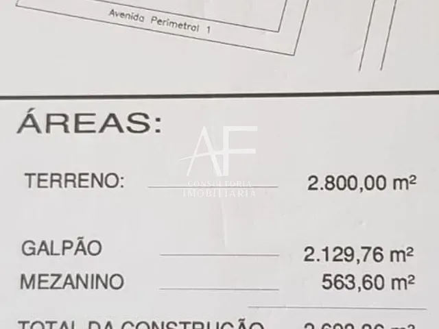 Galpão / Barracão com 2680m², para alugar, no bairro Jardim Jaraguá em Taubaté