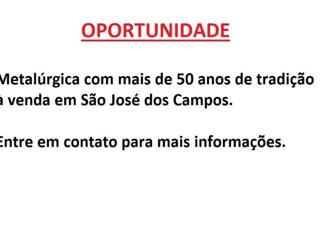 Foto do Galpão / Barracão - Metalúrgica em SJC à venda por R$ 5.500.000 | RUSSI IMÓVEIS