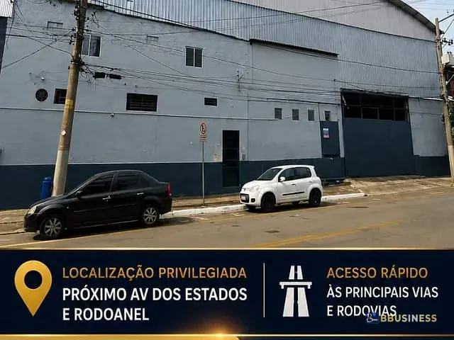 Galpão / Barracão com 1260m², para alugar, no bairro Prosperidade em São Caetano do Sul