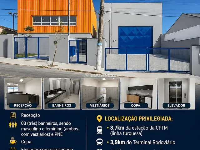 Galpão / Barracão para alugar, no bairro Suíssa em Ribeirão Pires