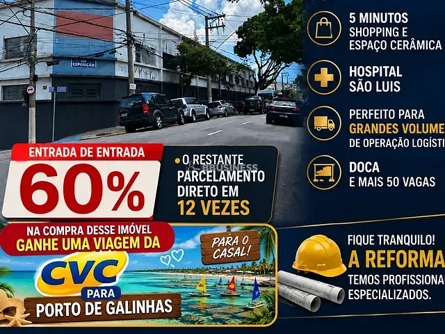 Galpão / Barracão à venda ou para alugar, no bairro Jardim Papai Noel em São Paulo