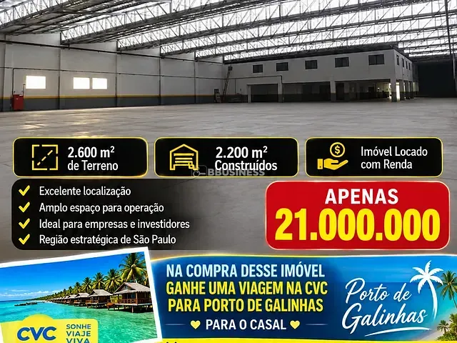 Galpão / Barracão à venda, no bairro Vila Monumento em São Paulo