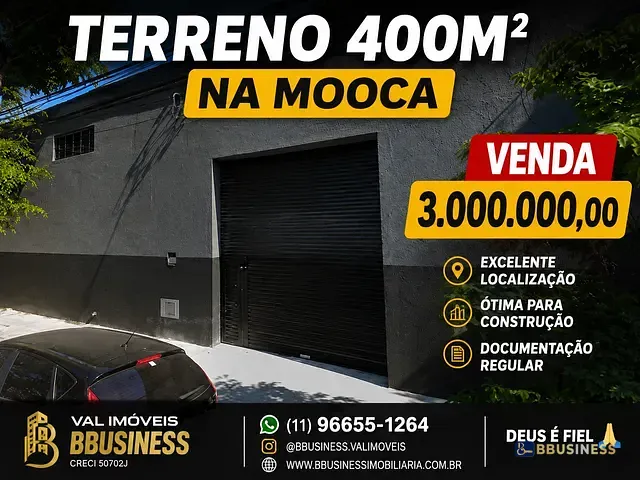 Galpão / Barracão à venda, no bairro Mooca em São Paulo