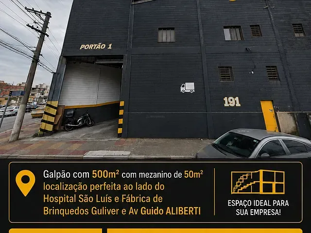Galpão / Barracão para alugar, no bairro São José em São Caetano do Sul
