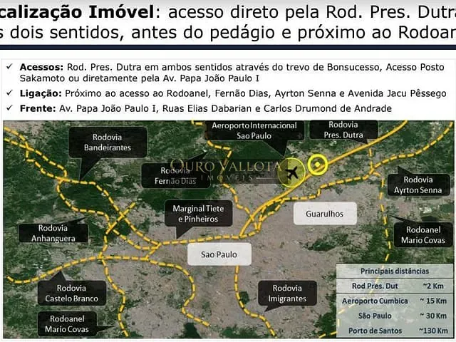 Galpão / Barracão com 4000m², para alugar, no bairro Bonsucesso em Guarulhos