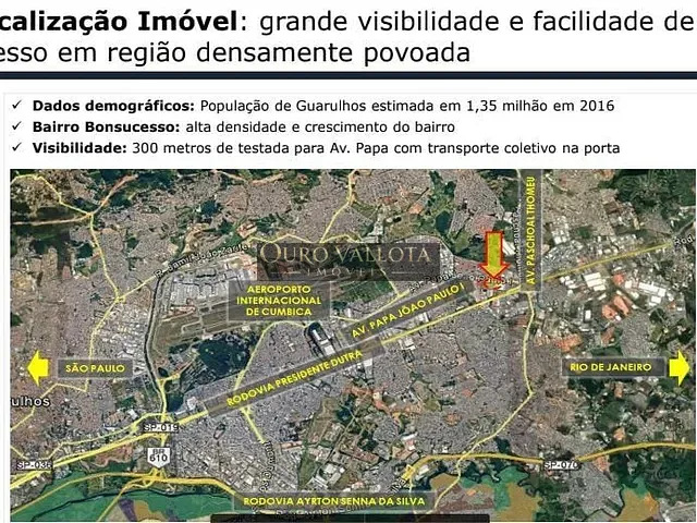 Galpão / Barracão com 4000m², para alugar, no bairro Bonsucesso em Guarulhos