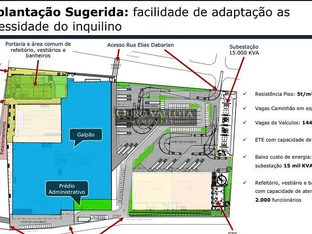 Galpão / Barracão com 1890m², para alugar, no bairro Bonsucesso em Guarulhos