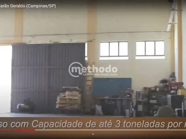 Galpão / Barracão com 610m², para alugar, no bairro Chácara de Recreio Barão em Campinas