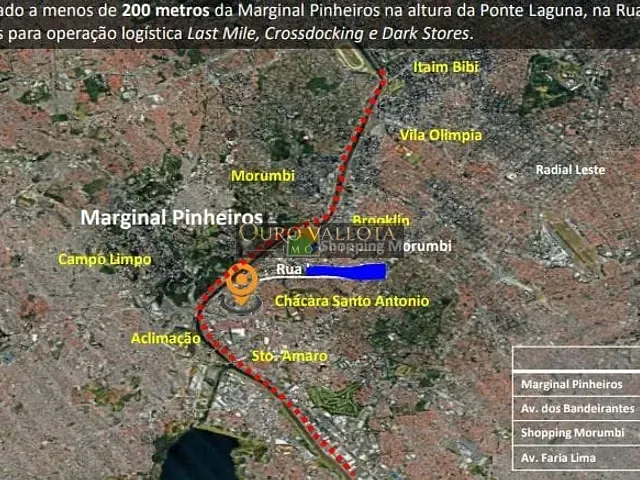 Galpão / Barracão com 2500m², para alugar, no bairro Jardim Caravelas em São Paulo