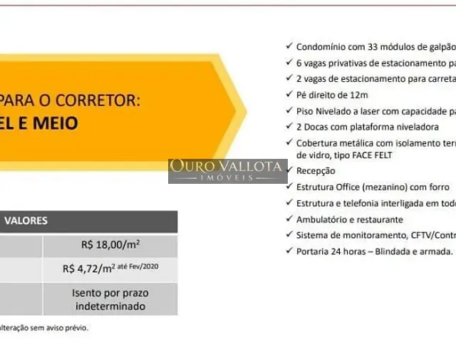 Galpão / Barracão com 1623m², para alugar, no bairro Itaqui em Itapevi