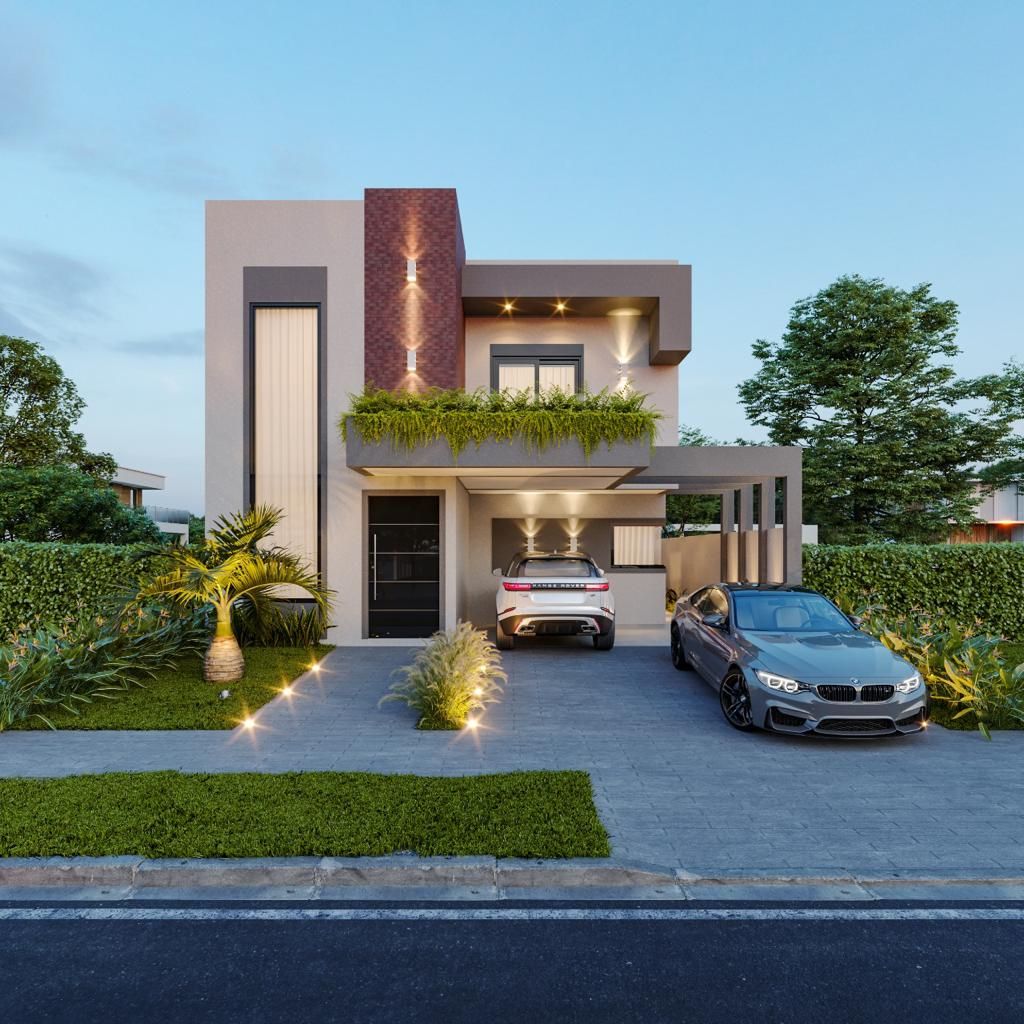 Perspectiva do Casa - Casa em condomínio à Venda, Cará-Cará, Ponta Grossa, PR | Imóveis R2
