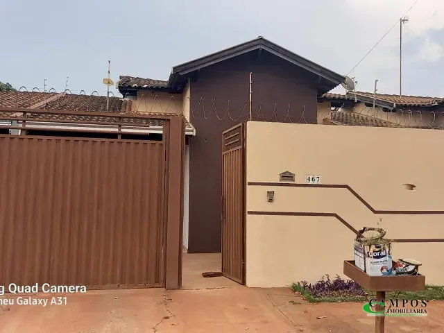 Casa 2 quartos e 2 banheiros, à venda, no bairro Parque das Mangueiras em Três Lagoas