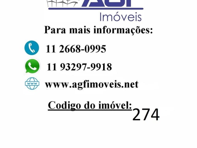 Casa com 340m², à venda, no bairro Taboao em Diadema