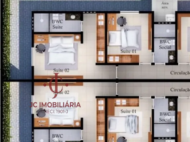 Casa 3 quartos e 3 banheiros, à venda, no bairro Cidade dos Colibris em João Pessoa