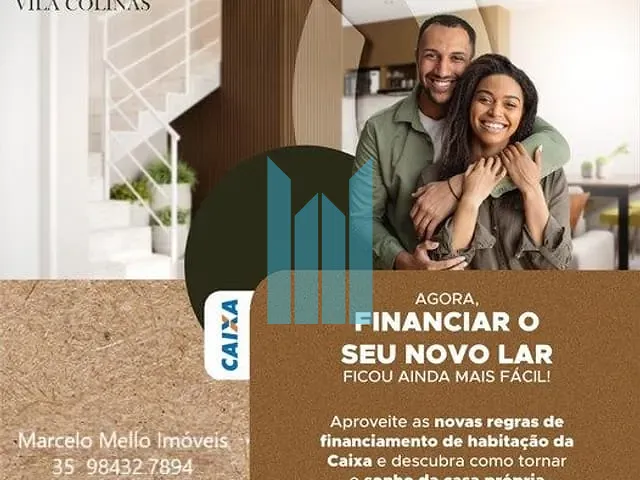 Casa com 68m² 2 quartos e 3 banheiros, à venda, no bairro Jardim Bandeirantes em Poços de Caldas
