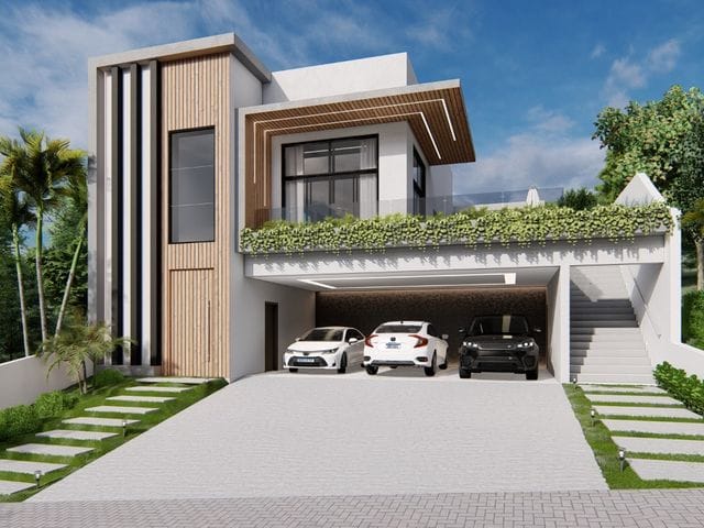 Foto do Casa - Condomínio SPAZIO DESIGN. Casa em Bragança Paulista. Composto por 3 suítes sendo 1 master, piscina e 4 vagas de garagem, Agende sua visita. | Lima Brokers Empreendimentos