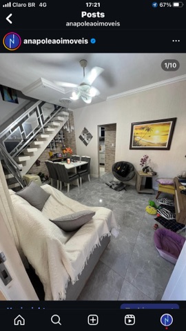 Casa com 210m² 2 quartos e 3 banheiros, à venda, no bairro Inhaúma em Rio de Janeiro