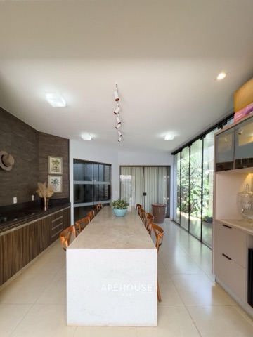 Foto do Casa - Casa térrea à venda no Parque dos Buritis II – 4 suítes, escritório, área gourmet, piscina, 4 vagas de garagem e armários planejados | ApêHouse | Imobi