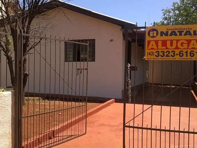 Foto do Casa - Casa com 2 dormitórios para alugar, 78 m² por R$ 970/mês - Lindóia - Londrina/PR | Imobiliária Natal LTDA