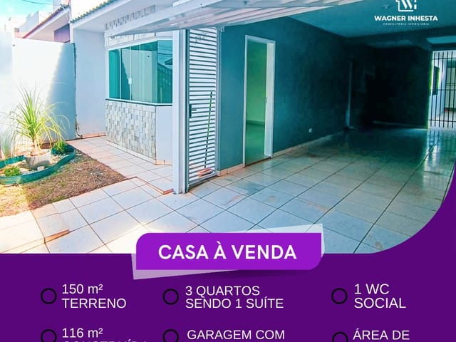 Foto do Casa - Casa à Venda, Jardim Pinheiros, Maringá, PR | Wagner Inhesta broker