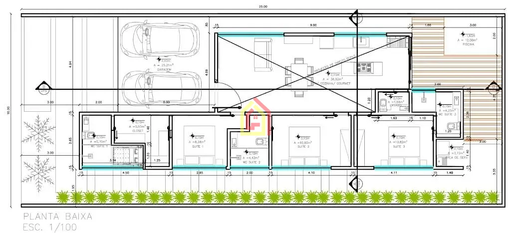 Casa à venda com 3 quartos, 3 suítes, 2 vagas e 130m² no Cidade Nova, Marabá (PA) — foto 2 de 2