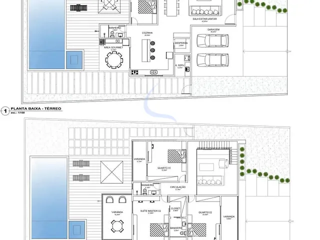 Casa com 500m² 4 quartos e 4 banheiros, à venda, no bairro Jacuhy em Serra