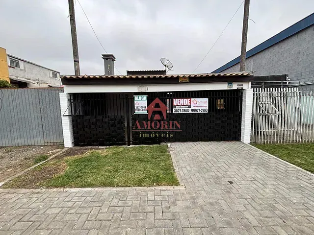 Casa com 134m² 2 quartos e 1 banheiro, à venda, no bairro Cidade Industrial em Curitiba