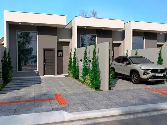 Casa com 125m² 3 quartos e 1 banheiro, à venda, no bairro Loteamento VR em Santa Tereza do Oeste