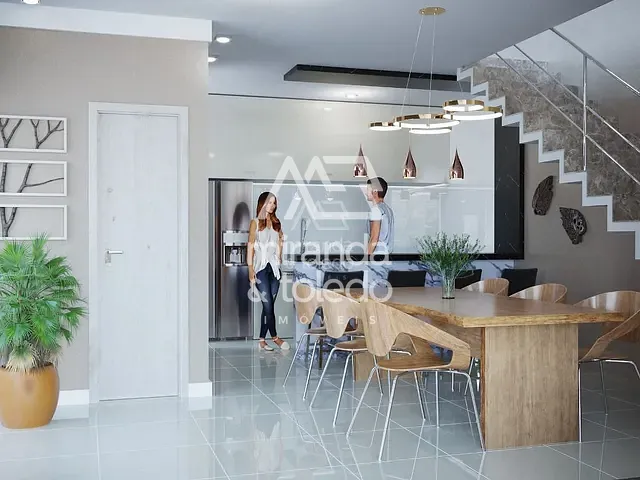 Casa com 125m² 3 quartos e 3 banheiros, à venda, no bairro Santa Mônica em Guarapari