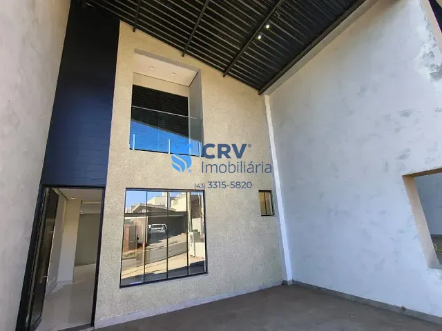 Casa com 126m² 3 quartos e 3 banheiros, à venda, no bairro Jardim Ecoville I em Cambé