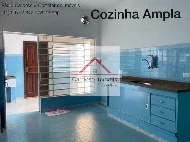 Casa com 224m² 2 quartos e 2 banheiros, à venda, no bairro Vila Augusta em Guarulhos