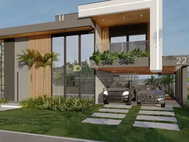 Casa com 315m² 3 quartos e 4 banheiros, à venda, no bairro Pedra Branca em Palhoça