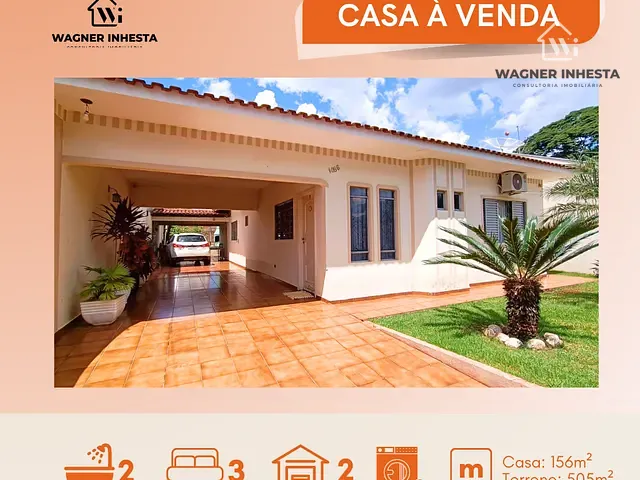 Casa com 505m² 3 quartos e 1 banheiro, à venda, no bairro Jardim Alvorada em Maringá