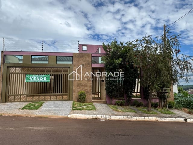 Casa com 360m² 3 quartos e 2 banheiros, à venda, no bairro Vila Sao Jorge em Apucarana