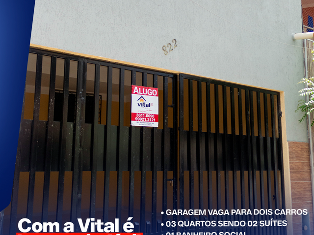 Casa 3 quartos e 3 banheiros, para alugar, no bairro Padre Ibiapina em Sobral