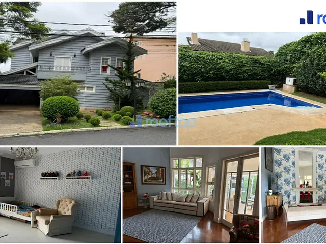 Casa com 447m² 5 quartos e 6 banheiros, à venda, no bairro Alphaville em Santana de Parnaíba